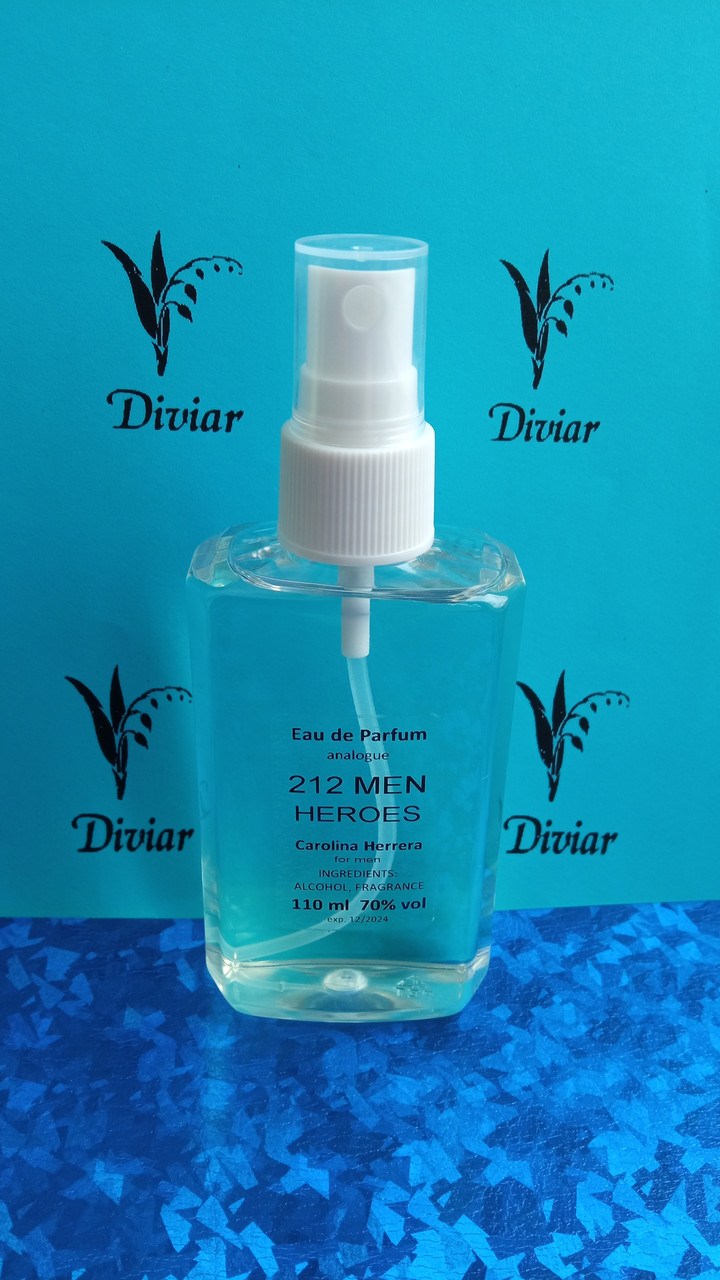 Аромат схожий на Carolina Herrera 212 men Heroes, чоловічий парфум, наливні чоловічі парфуми
