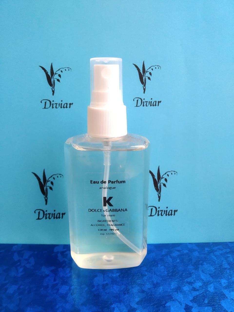 Аромат схожий на Dolce Gabbana K, чоловіча парфумована вода, наливні французькі парфуми