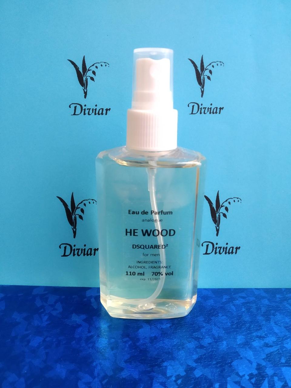 Аромат схожий на Dsquared He Wood, чоловіча парфумована вода, наливні французькі парфуми