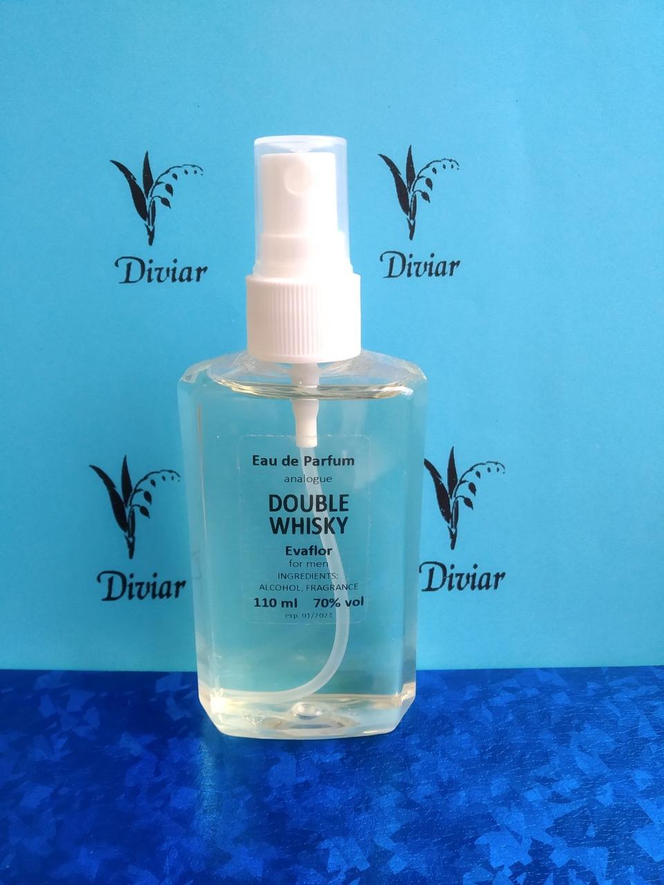 Evaflor Double Whisky, чоловіча парфумована вода, наливні французькі парфуми