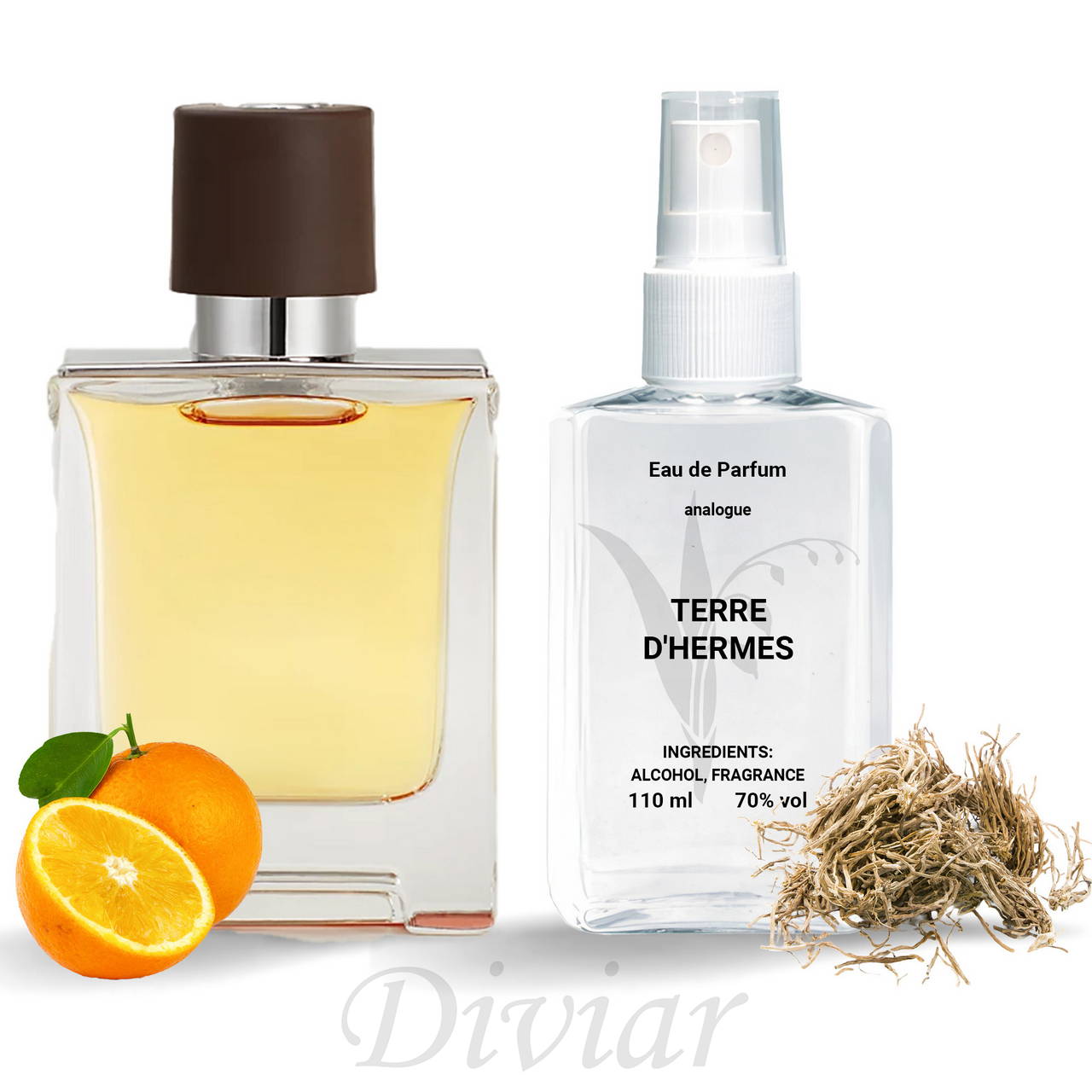 Аромат схожий на Hermes Terre d'hermes, чоловіча парфумована вода, наливні парфуми