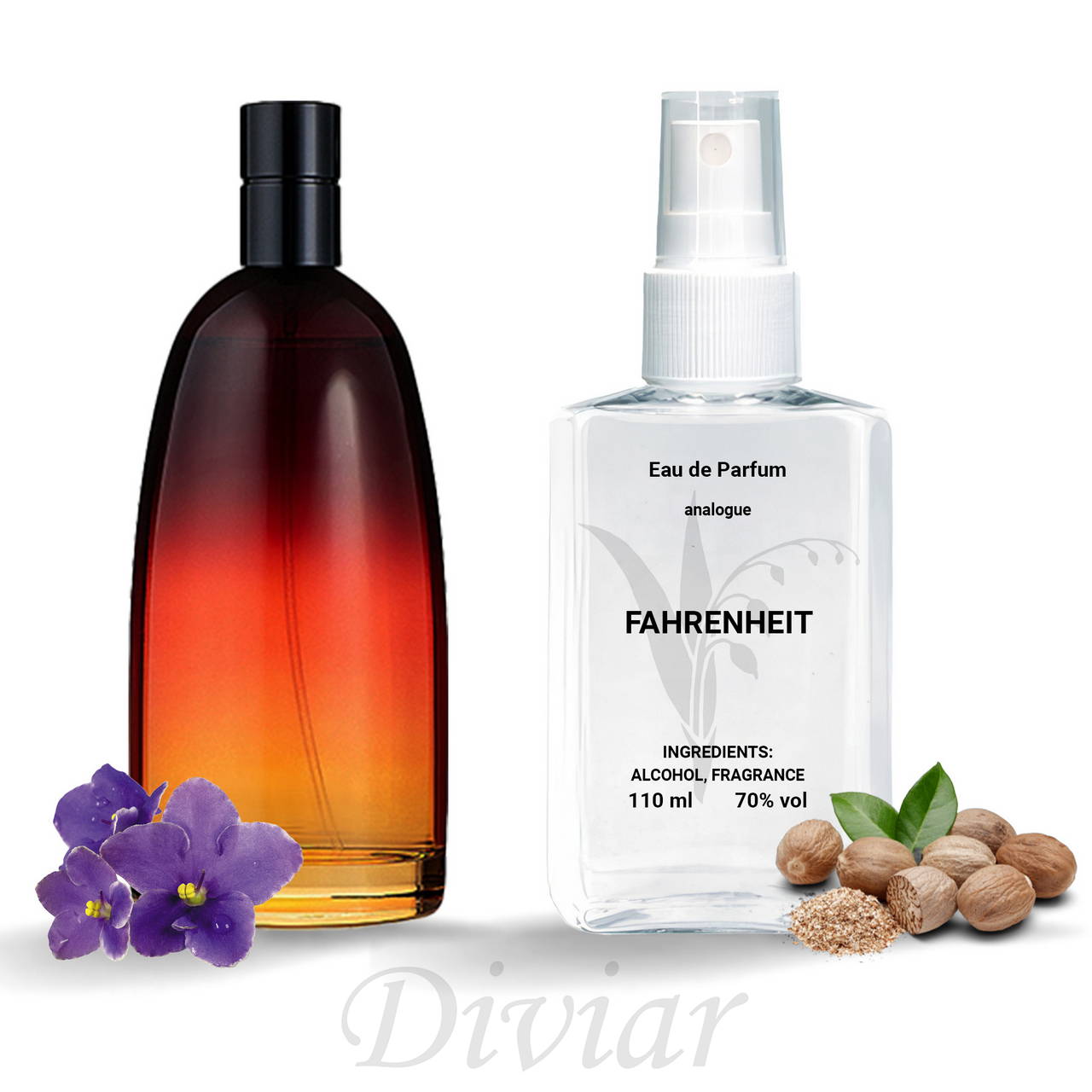 Аромат схожий на Крістіан Діор Фаренгейт, парфумована чоловіча вода, наливні французькі парфуми Фаренгейт