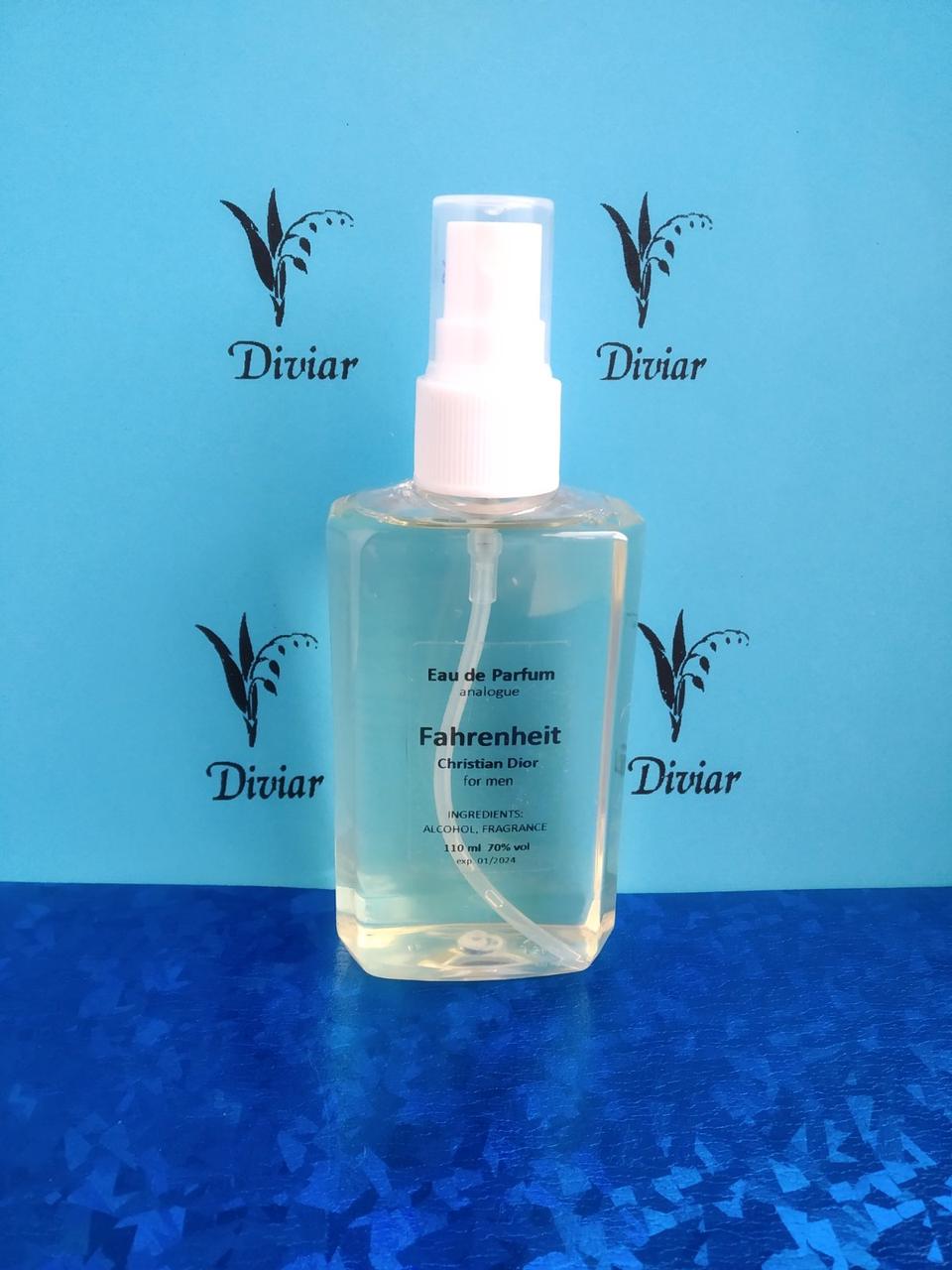 Аромат схожий на Крістіан Діор Фаренгейт, парфумована чоловіча вода, наливні французькі парфуми Фаренгейт