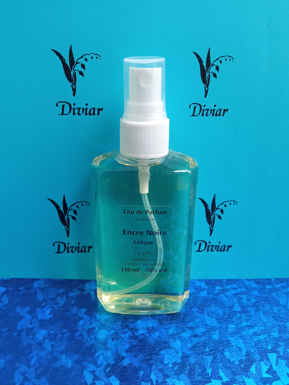Аромат схожий на Lalique Encre noir, парфумована чоловіча вода, наливні французькі парфуми