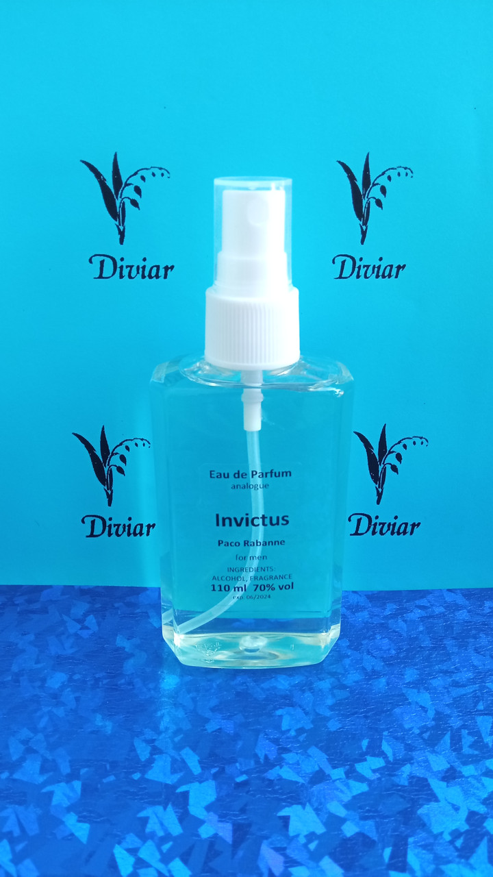 Аромат схожий на Paco Rabanne Invictus, парфумована чоловіча вода, наливні французькі парфуми, Інвіктус