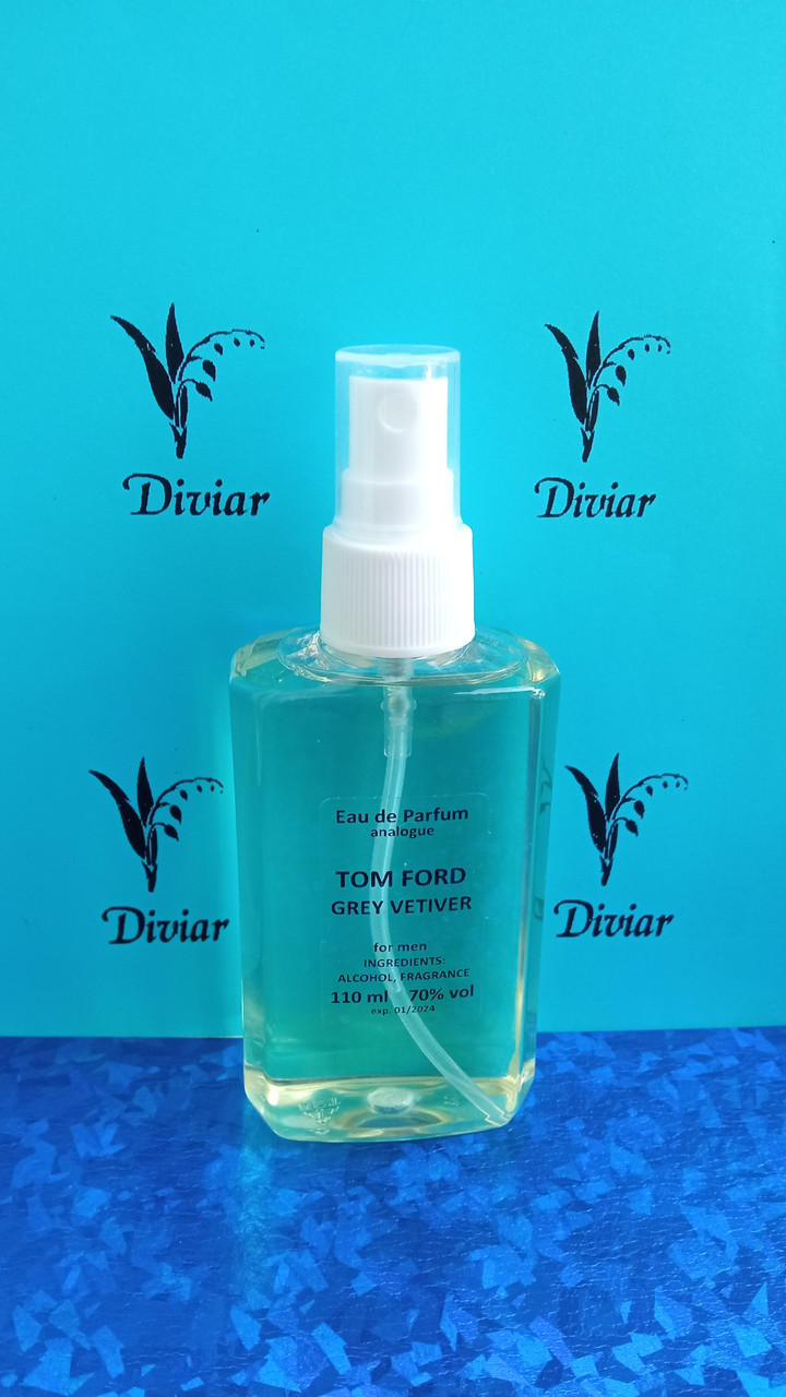 Аромат схожий на Tom Ford Grey Vetiver, чоловіча вода, наливні французькі духи