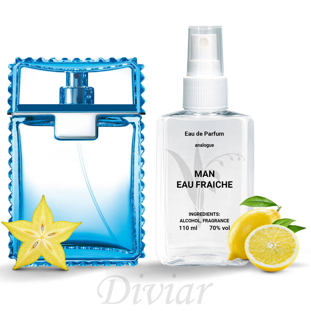 Аромат схожий на Versace man eau Fraiche, парфумована чоловіча вода, наливні французькі парфуми, Версаче фреш