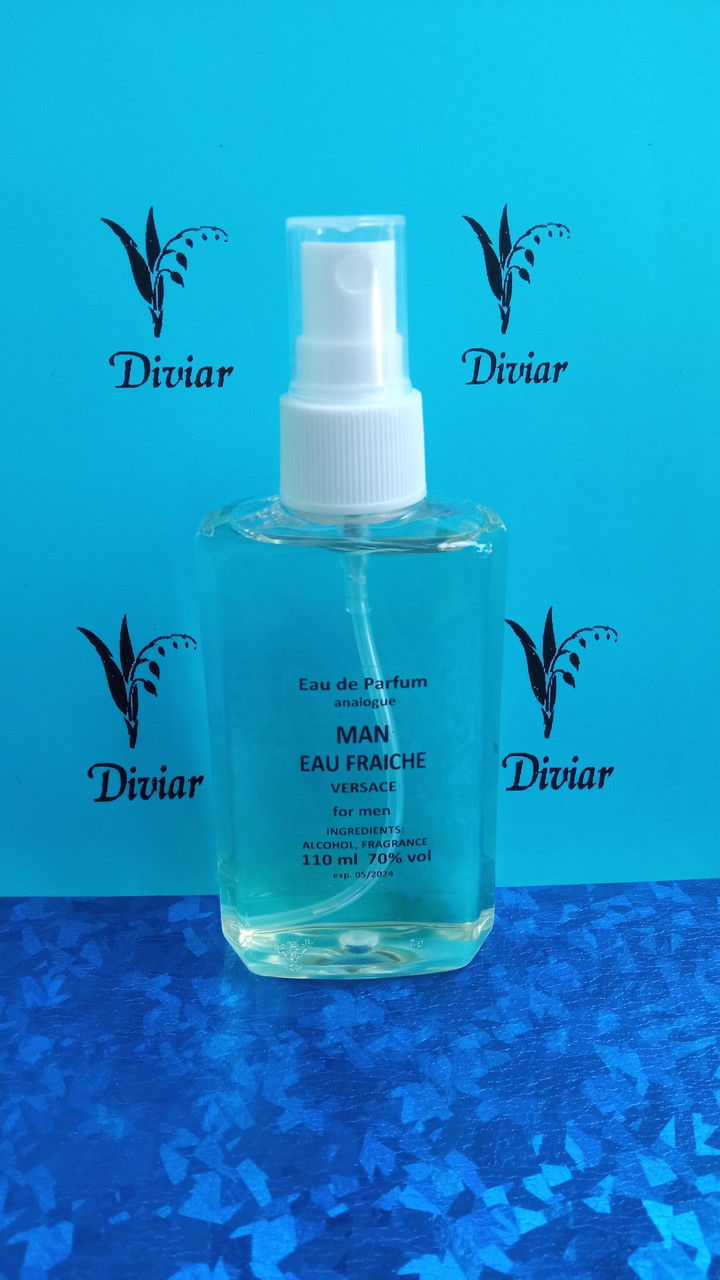Аромат схожий на Versace man eau Fraiche, парфумована чоловіча вода, наливні французькі парфуми, Версаче фреш