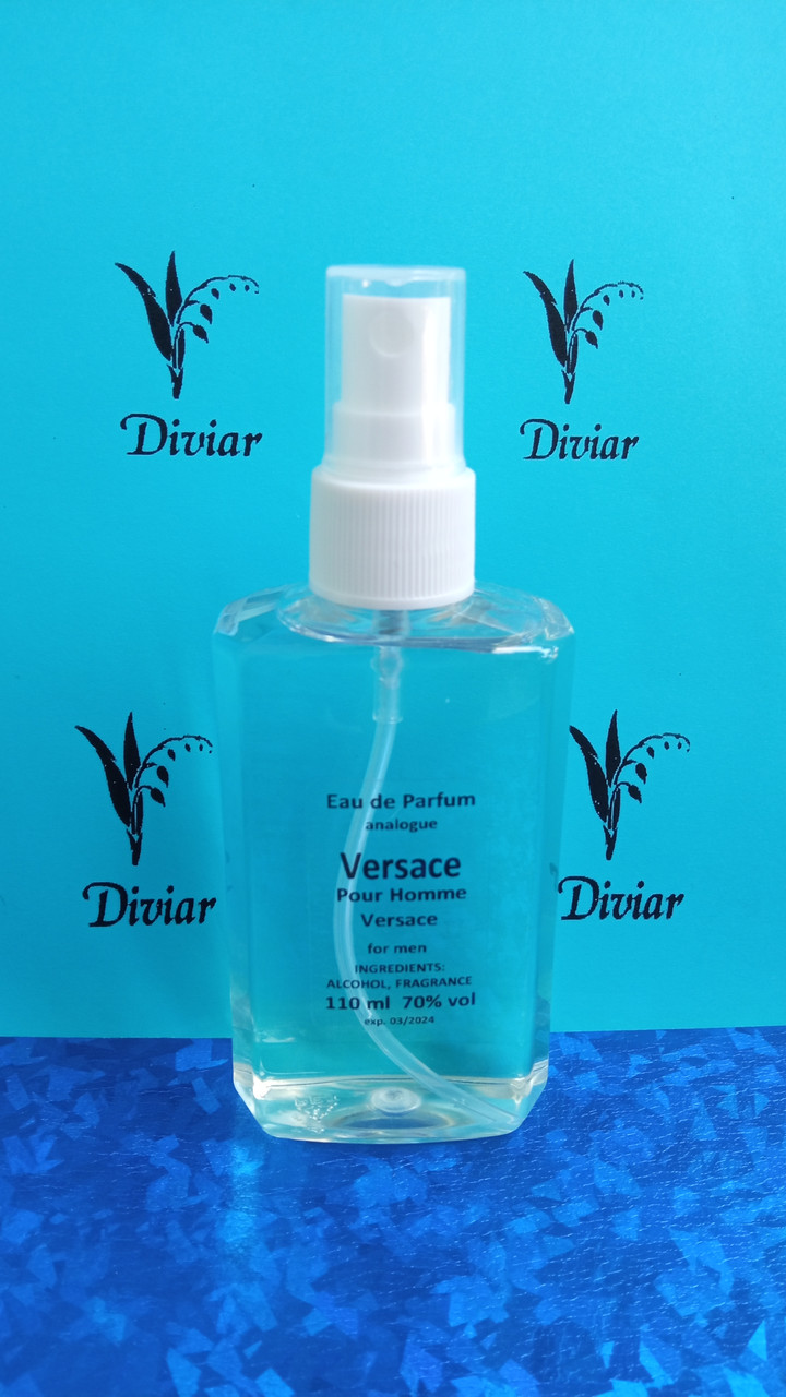 Аромат схожий на Versace pour homme, парфумована чоловіча вода, наливні французькі парфуми