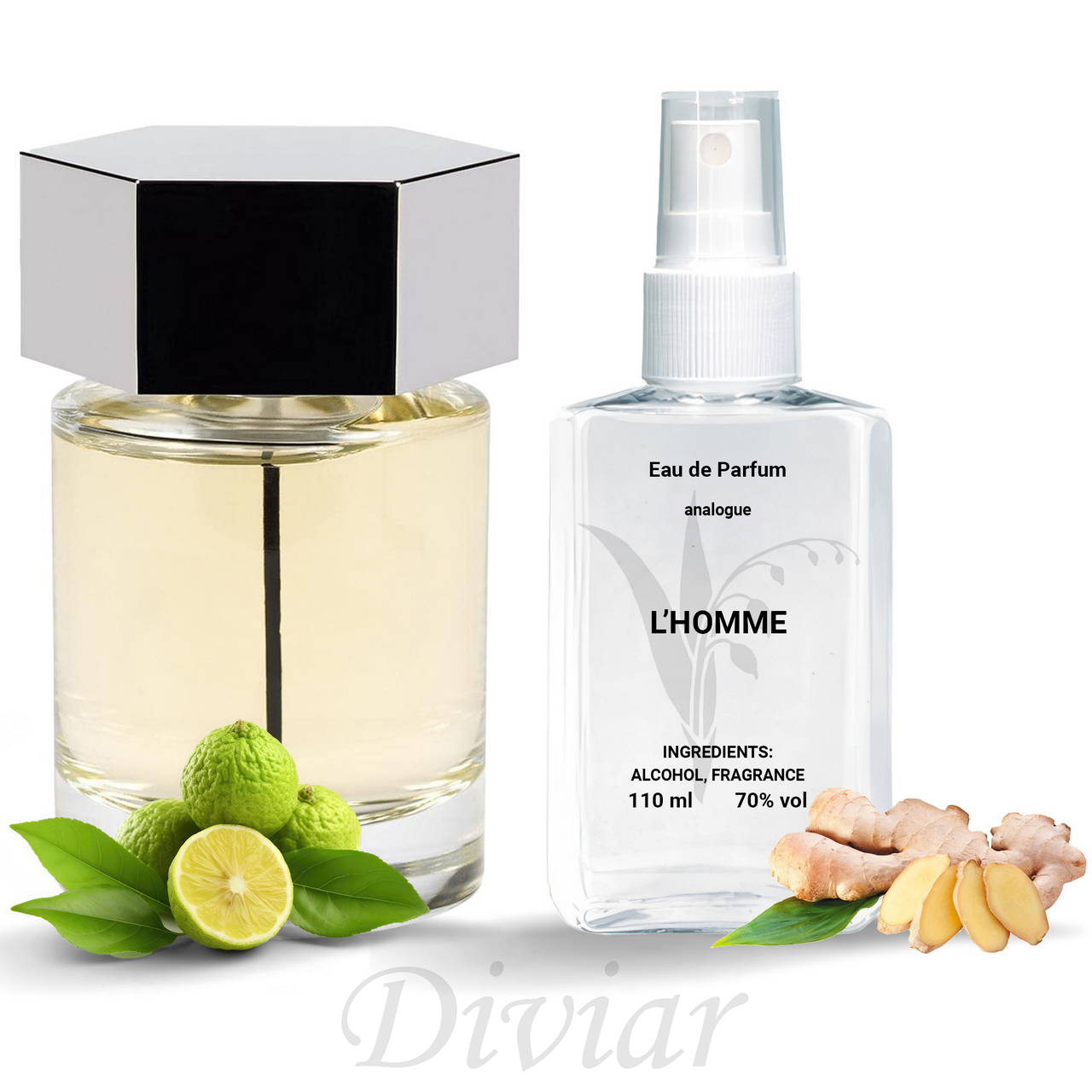 Аромат схожий на Yves Saint Laurent LHomme, парфумована чоловіча вода, наливні французькі парфуми