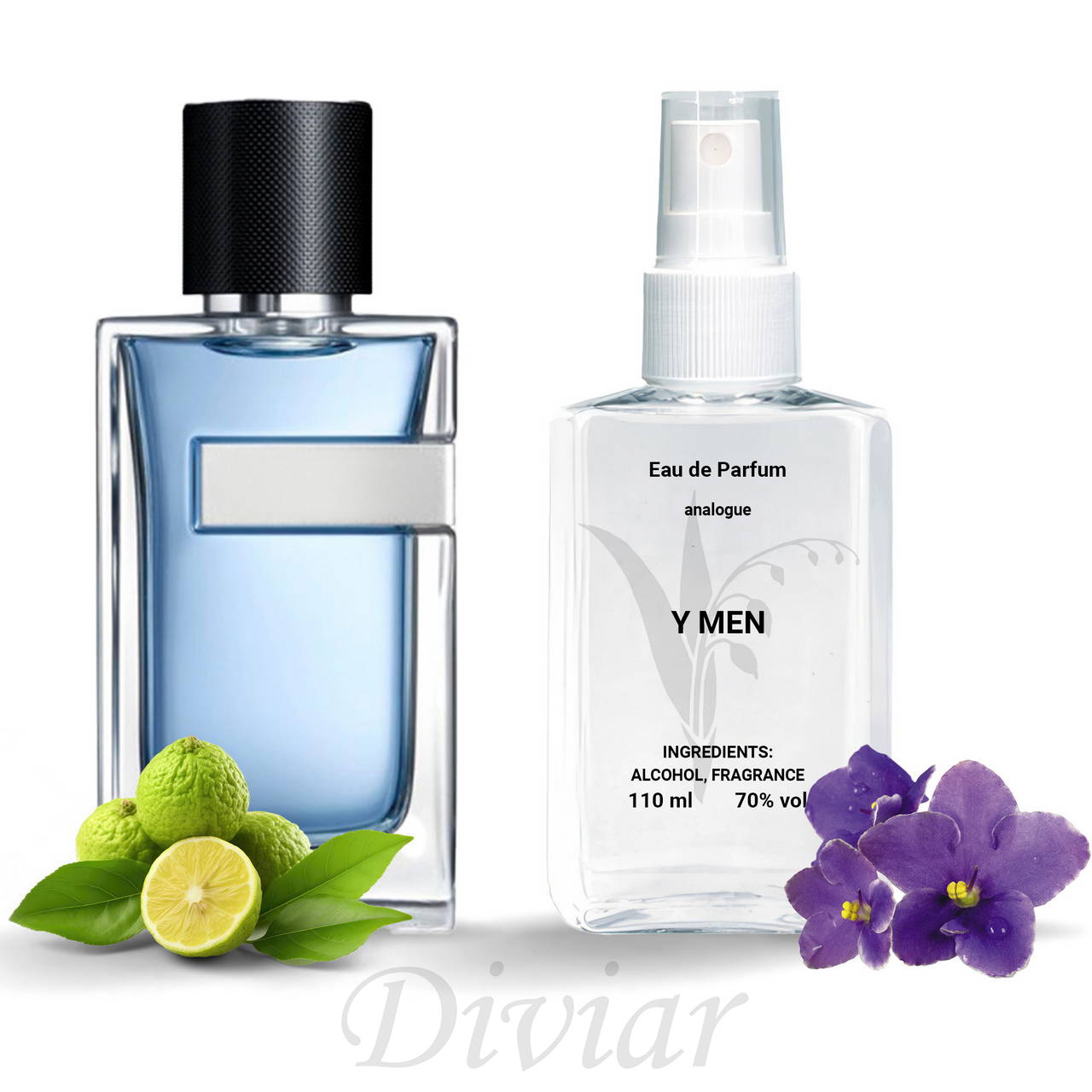 Аромат схожий на Yves Saint Laurent Y men, парфумована чоловіча вода, наливні французькі парфуми
