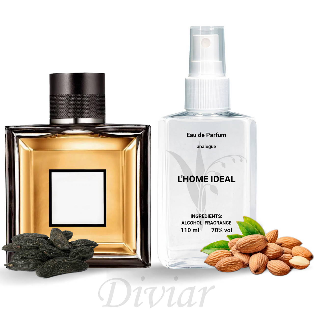 Аромат схожий на Герлен ель хом ідеал, парфумована чоловіча вода, наливні французькі парфуми