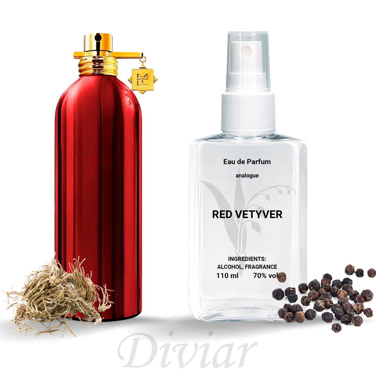 Аромат схожий на Montale Red Vetyver, парфумована чоловіча вода, наливні французькі парфуми