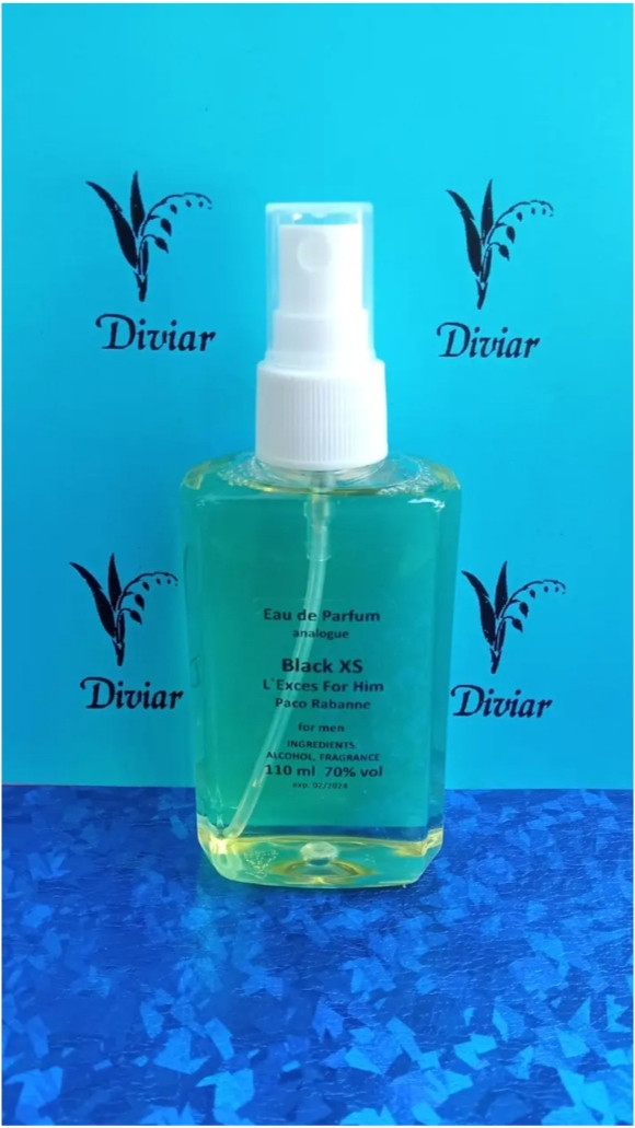 Аромат схожий на Paco Rabanne Black XS L'Exces, парфумована чоловіча вода, наливні французькі парфуми