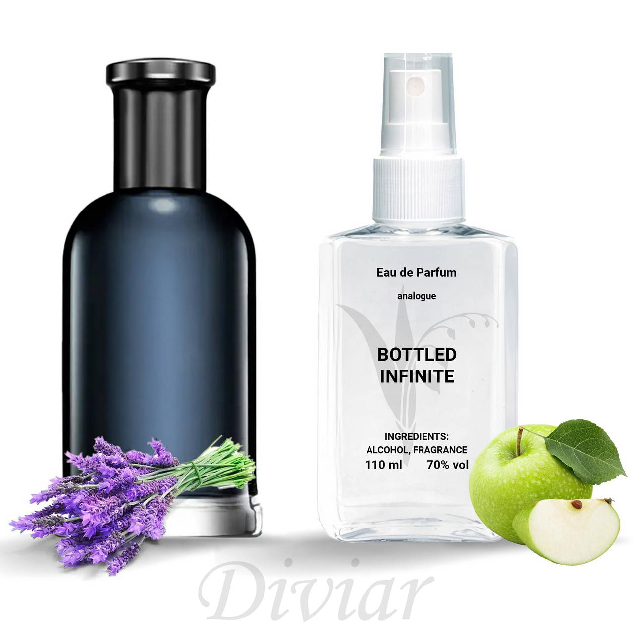 Парфумована вода Ботлед Інфініті, наливні французькі парфуми, чоловічі парфуми, парфуми 110 мл