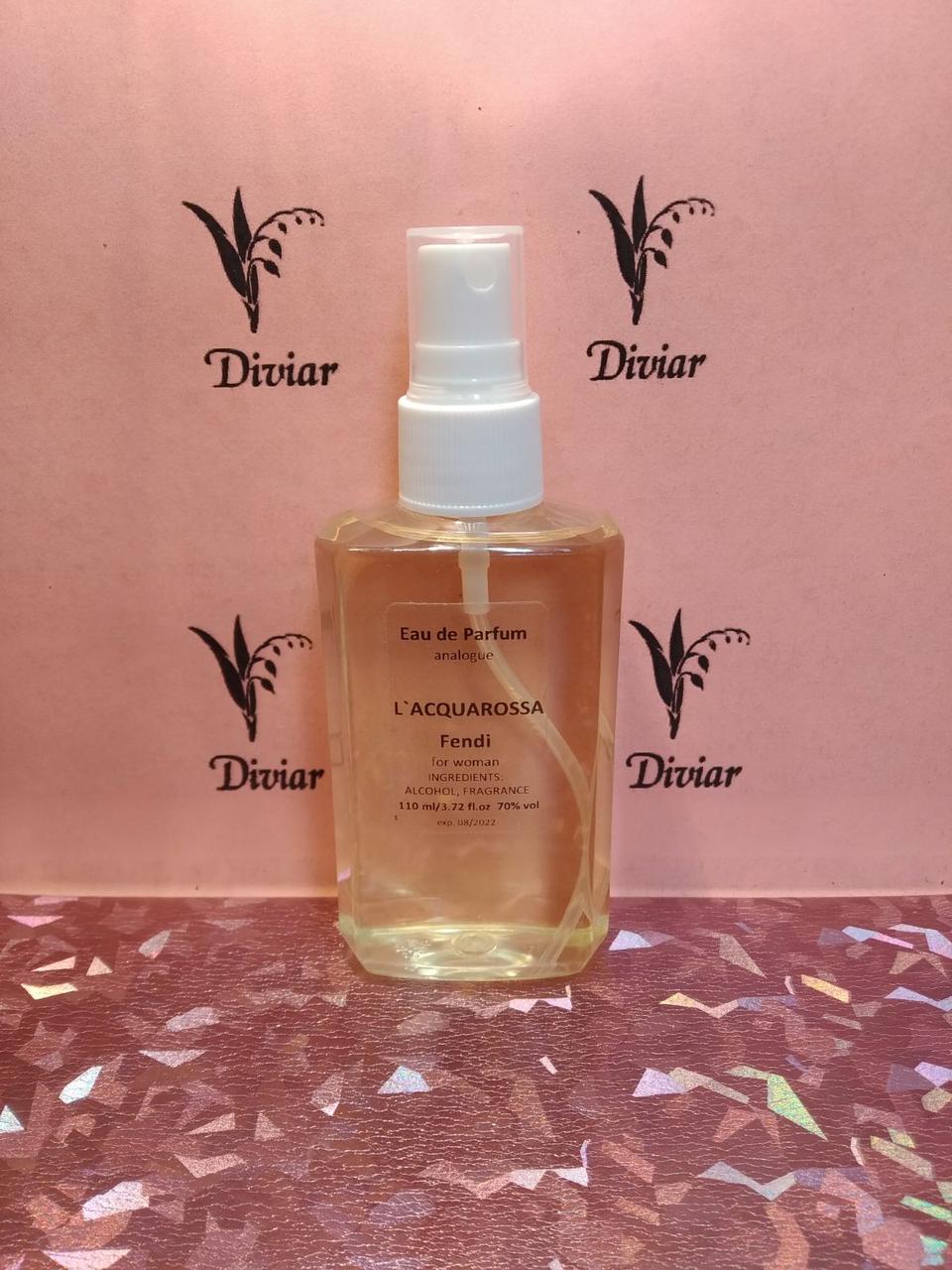 Fendi L Acquarossa, жіноча парфумована вода, наливні французькі парфуми