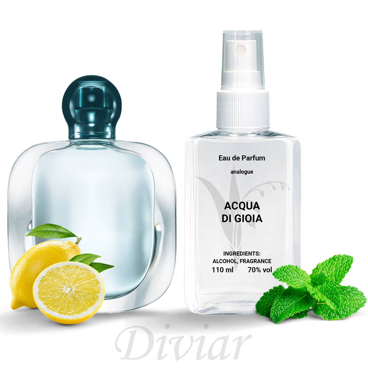 Аромат схожий на Джорджіо Армані аква ді джіо, французькі, наливні, жіночі парфуми, парфумована вода