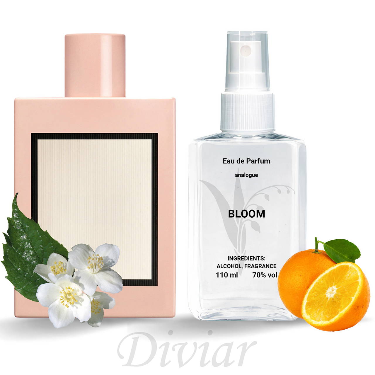 Аромат схожий на Gucci Bloom, елітні, французькі, наливні парфуми, жіноча, парфумерія вода