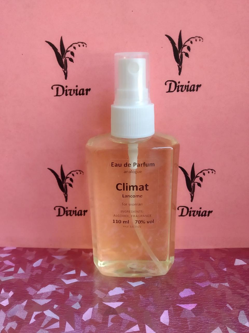 Парфумована вода, аромат схожий на Lancome Climat, французькі жіночі наливні парфуми Ланком Клима, 110мл
