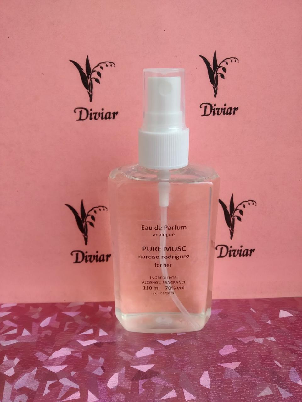 Аромат схожий на Narciso Rodriguez for her Pure Musc, наливні жіночі парфуми, жіноча парфумована вода