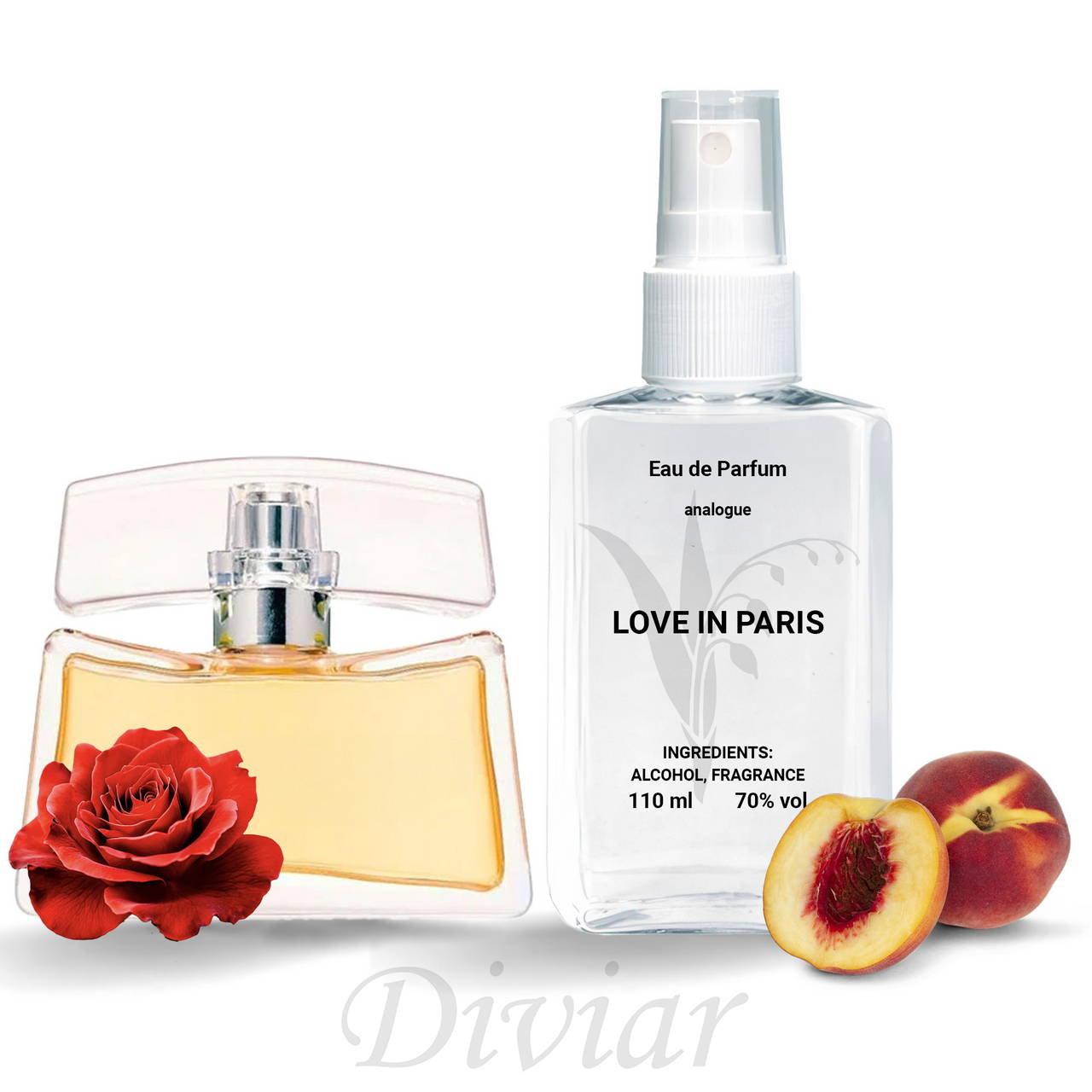 Аромат схожий на Nina Ricci love in Paris, жіноча парфумована вода, наливні французькі парфуми Лав ін Париж