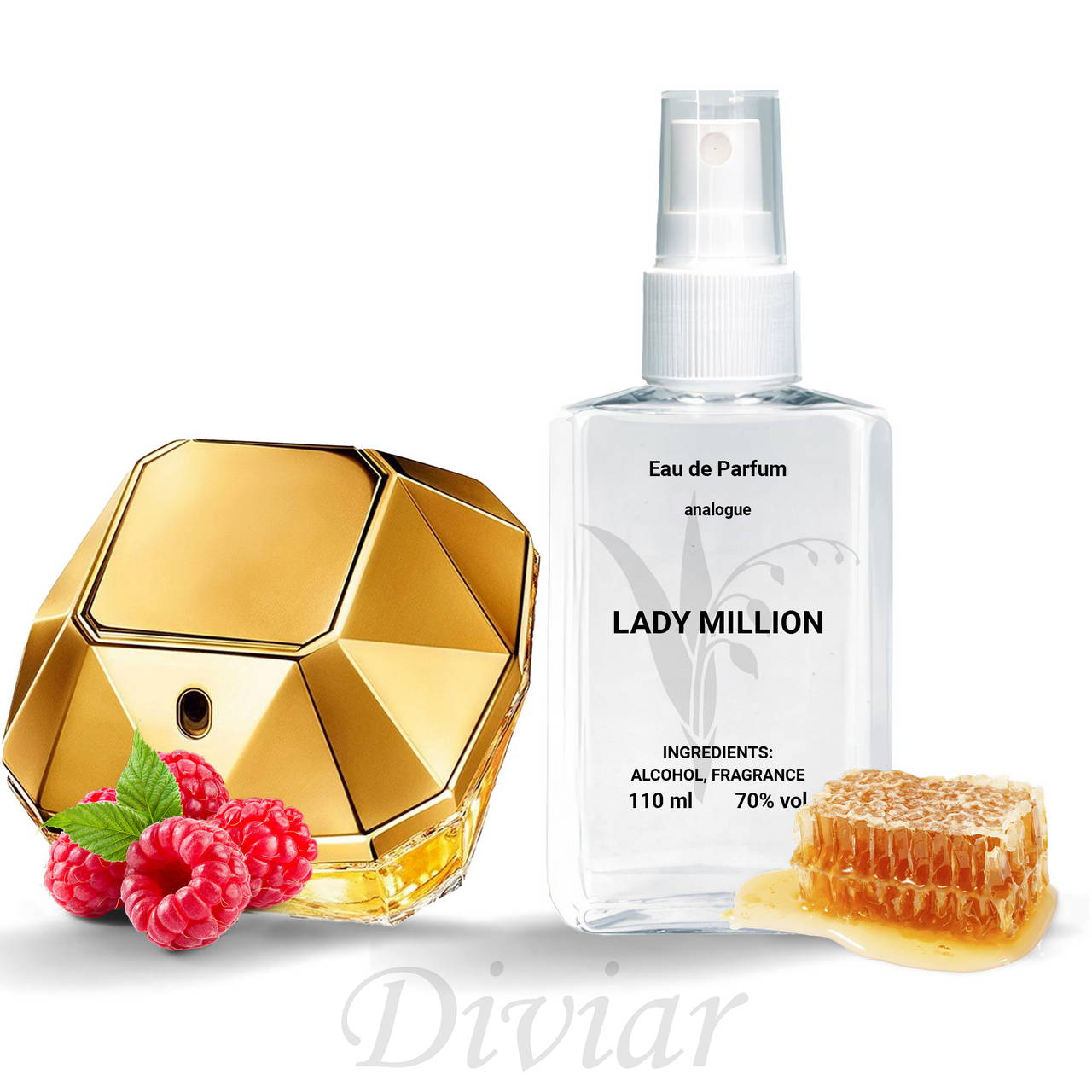 Жіноча парфумована вода, аромат схожий на Paco Rabanne Lady Million наливні жіночі парфуми Леді мільйон