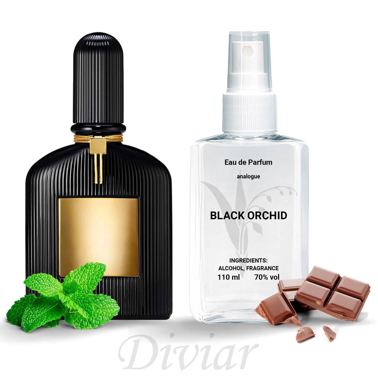 Аромат схожий на Tom Ford Black Orchid, жіноча парфумована вода, наливні жіночі французькі парфуми