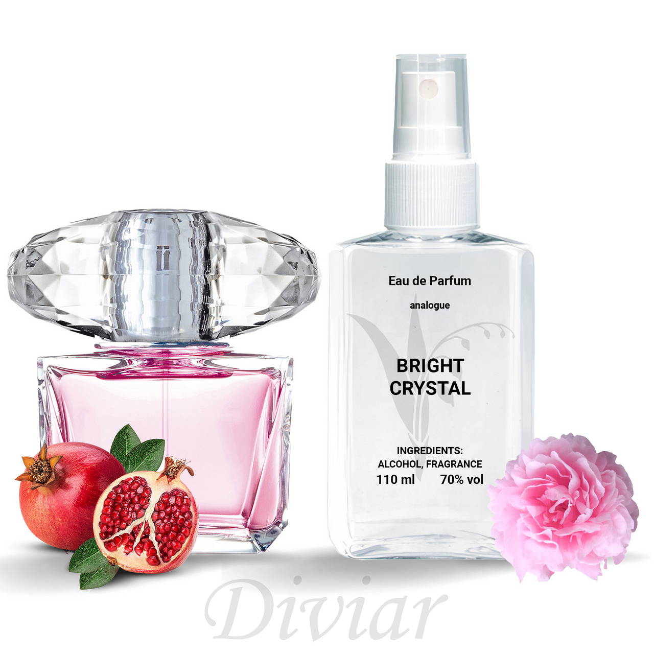 Аромат схожий на Versace Bright Crystal, жіноча парфумована вода,наливні французькі парфуми Брайт Кристал