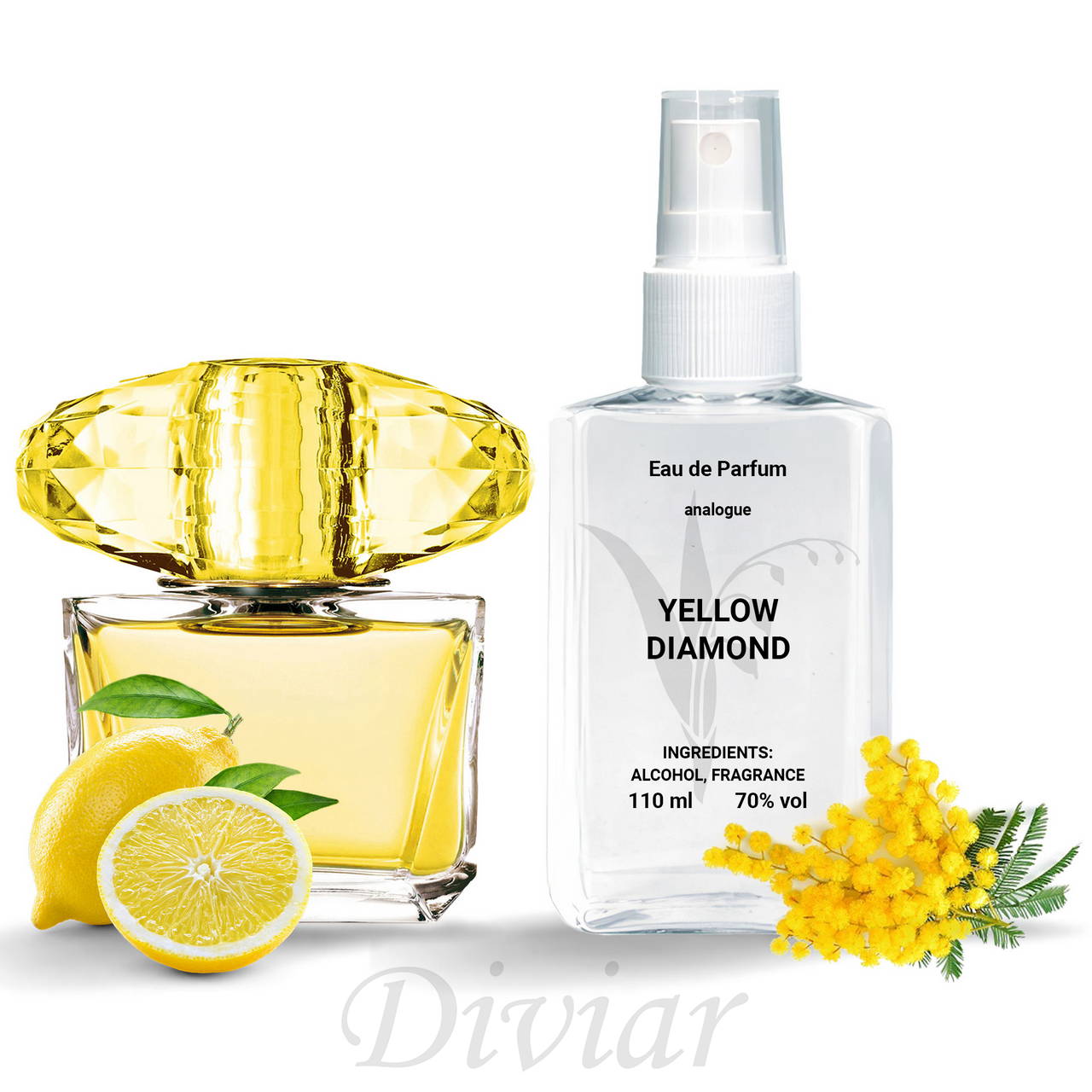Аромат схожий на Versace Yellow Diamond, наливні парфуми, жіноча парфумована вода Версаче єллоу даймонд