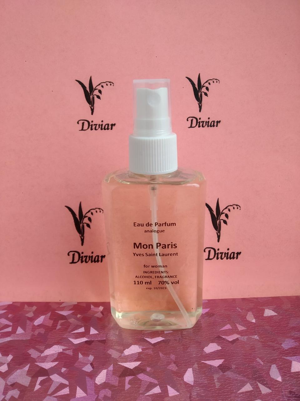 Парфумована вода, аромат схожий на Yves Saint Laurent Mon Paris, наливні фраранцузские парфуми