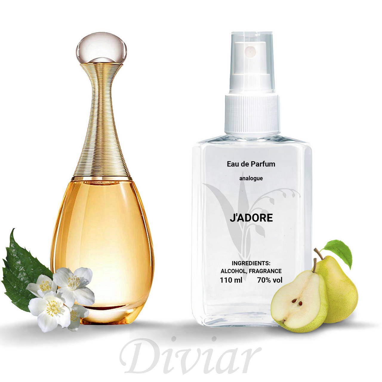 Аромат схожий на Крістіан Діор Жадор, жіноча парфумована вода, наливні французькі парфуми Діор Жадор 110мл