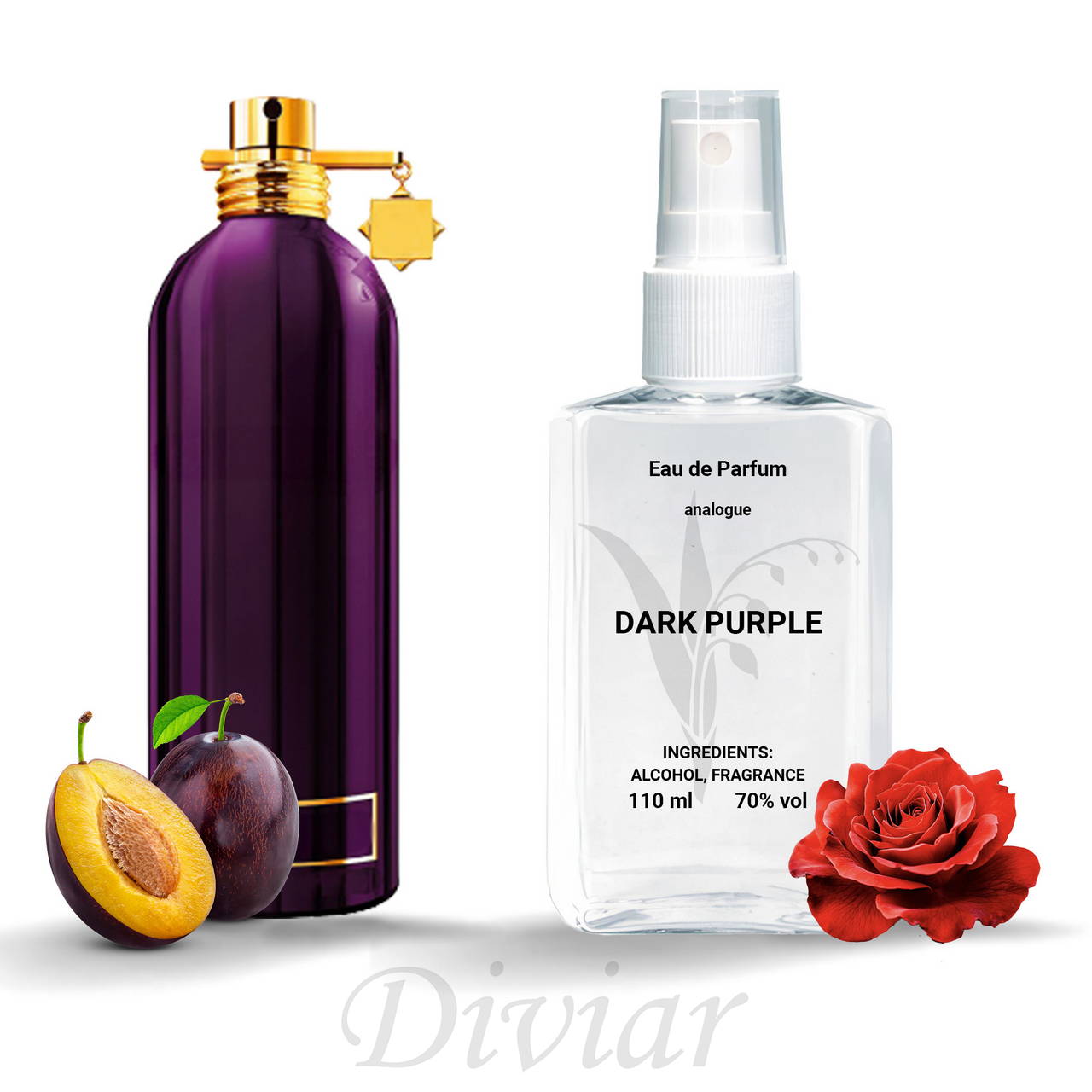 Аромат схожий на Montale Dark Purple, парфумована вода, наливні французькі парфуми унісекс, парфуми монталь
