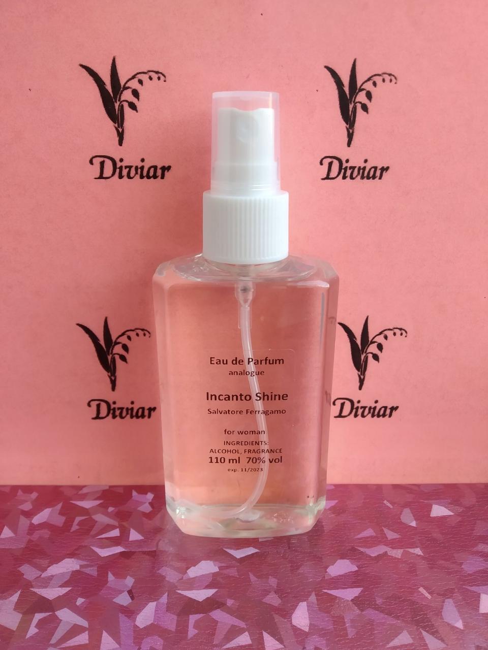 Аромат схожий на Salvatore Ferragamo Incanto Shine, парфумована жіноча вода, наливні парфуми