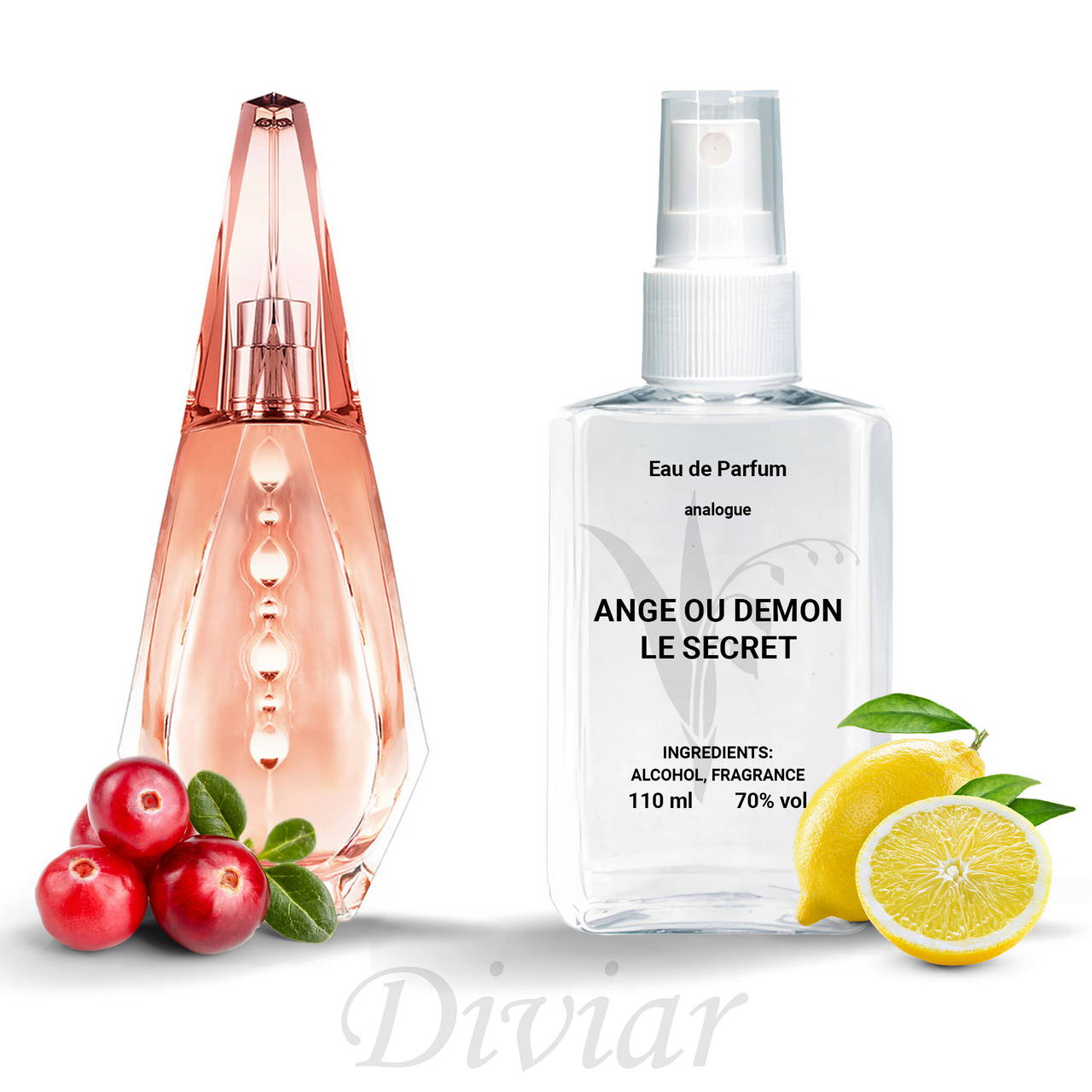 Аромат схожий на Живанші ангел і демон ле сикрет, парфумована жіноча вода, наливні французькі парфуми