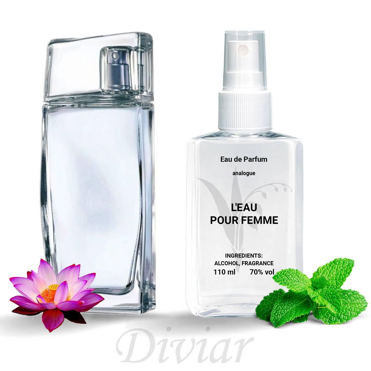 Аромат схожий на Kenzo L'Eau Kenzo Pour Femme, парфумована жіноча вода, наливні французькі парфуми