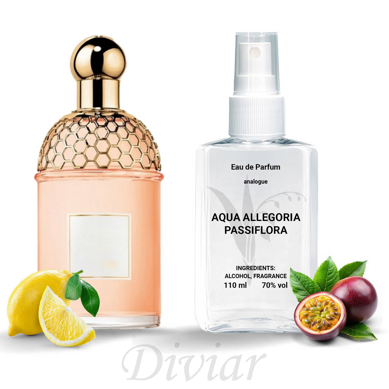 Аромат схожий на Guerlain Aqua Allegoria Passiflora, парфумована жіноча вода, наливні французькі парфуми