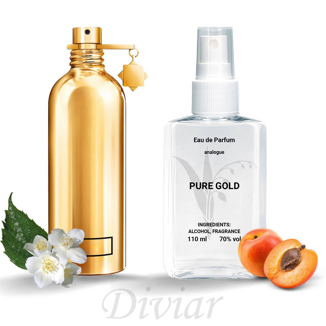 Montale Pure Gold, парфумована жіноча вода, наливні французькі парфуми