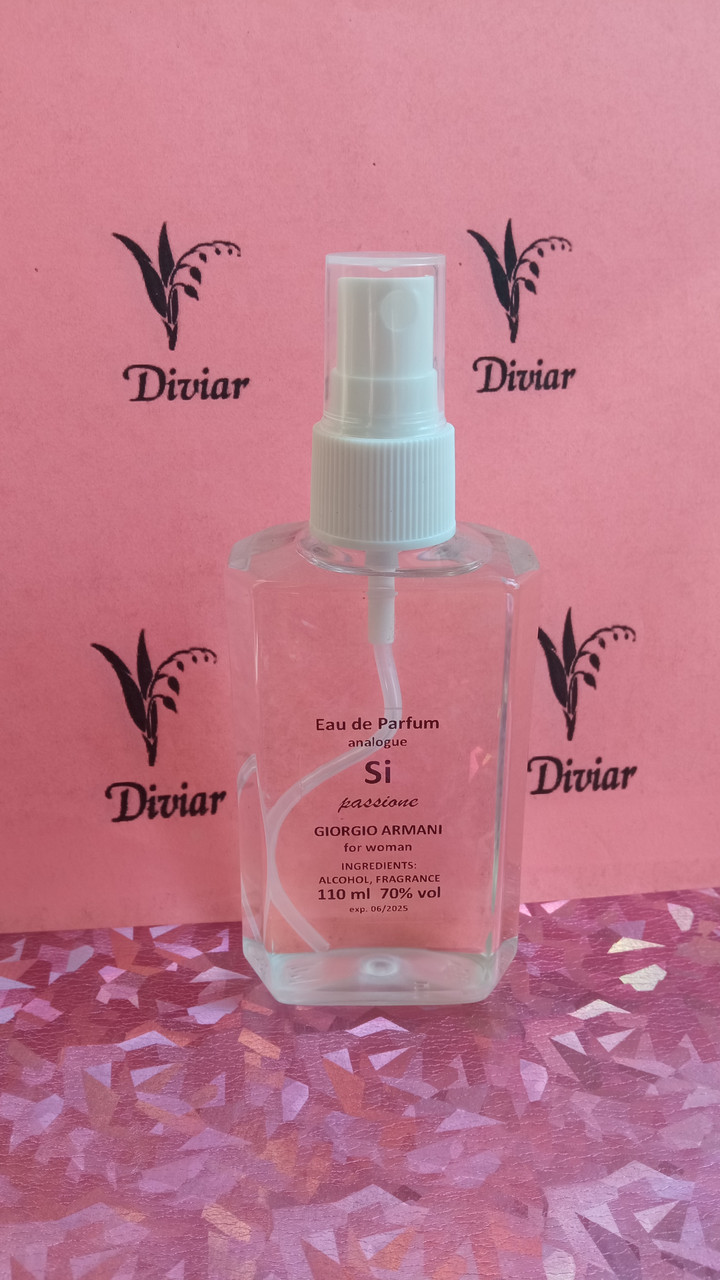 Аромат схожий на Giorgio Armani Si Passione, наливні французькі парфуми, парфумована вода, жіночі парфуми