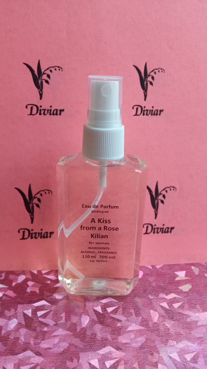 Аромат схожий на Kilian a kiss from a Rose, наливні французькі парфуми, парфумована вода, жіночі парфуми