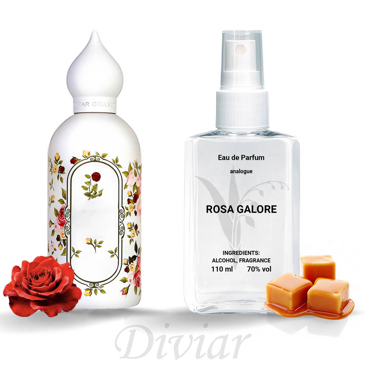 Аромат схожий на Attar collection rosa galore, парфумована вода, наливні французькі парфуми, жіночі парфуми