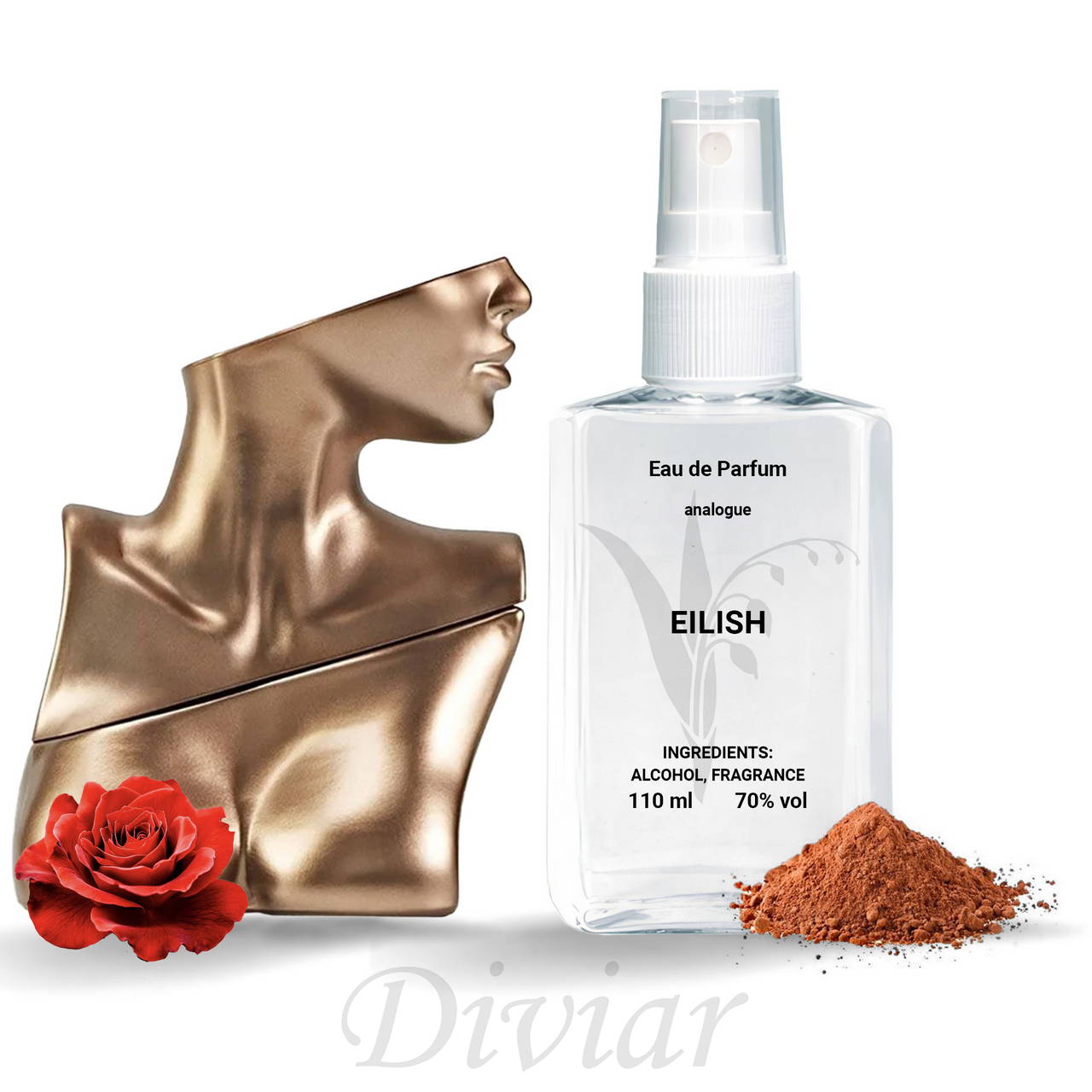 Аромат схожий на Billie Eilish наливні французькі парфуми, парфумована вода, жіночі парфуми 110 мл