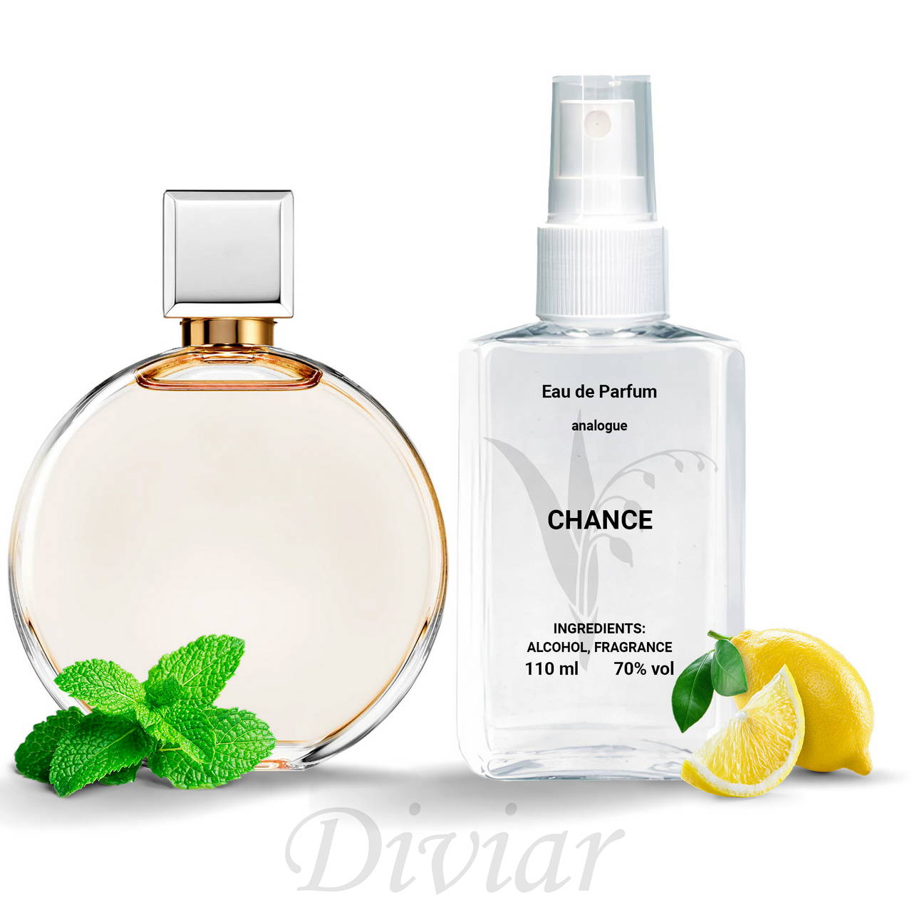 Аромат схожий на Шанель шанс, парфумована вода, наливні французькі парфуми, парфуми 110 мл