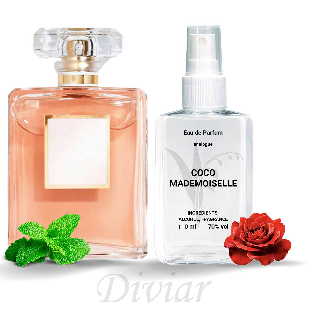 Аромат схожий на Шанель Коко мадмуазель, наливні французькі парфуми, парфумована вода, парфуми жіночі 110 мл