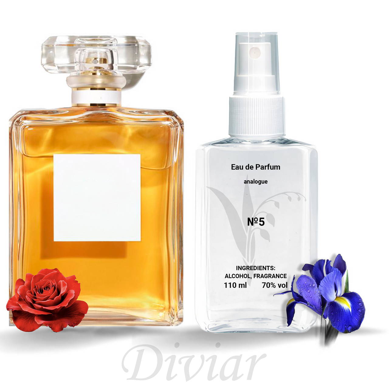 Аромат схожий на Шанель #5, парфумована вода, наливні французькі парфуми, жіночі парфуми 110 мл