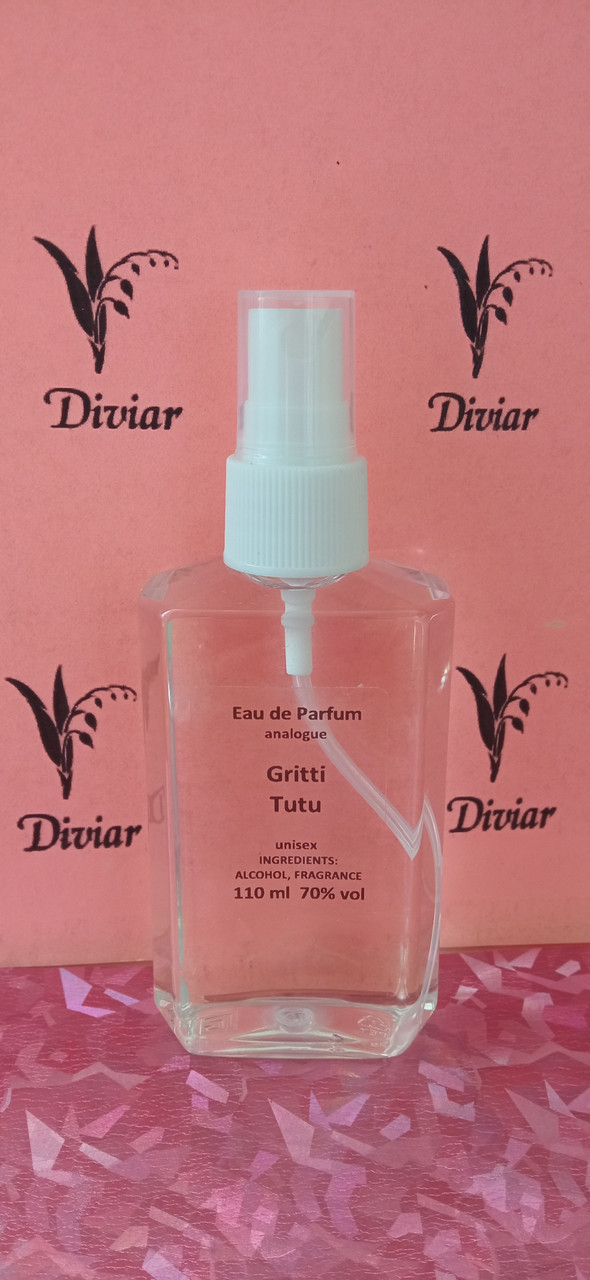 Аромат схожий на Gritti Tutu, парфумована вода, наливні французькі парфуми, жіночі парфуми 110 мл