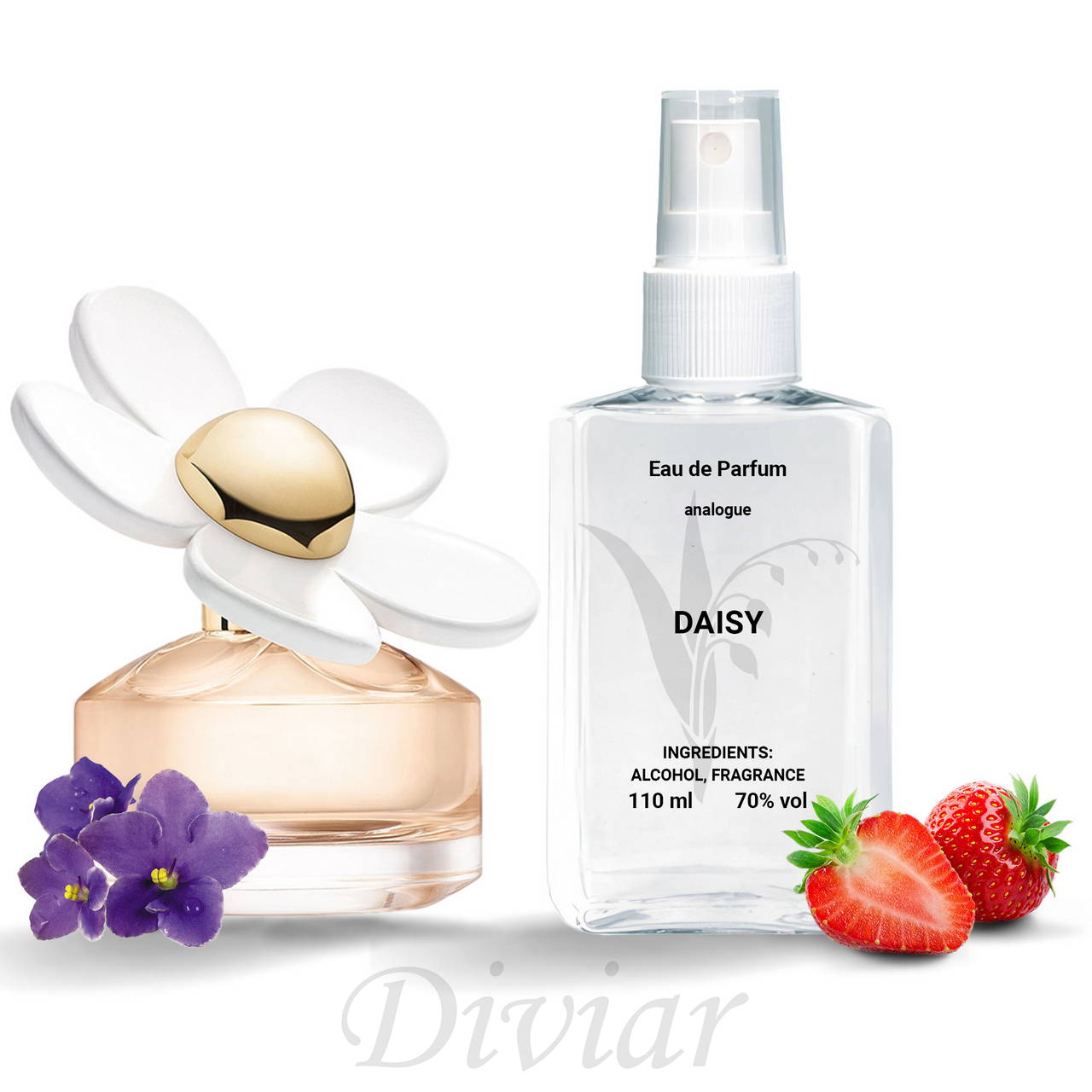 Парфуми схожі на аромат Marc Jacobs Daisy, наливна парфумерія, парфумована вода, жіночі парфуми 110 мл