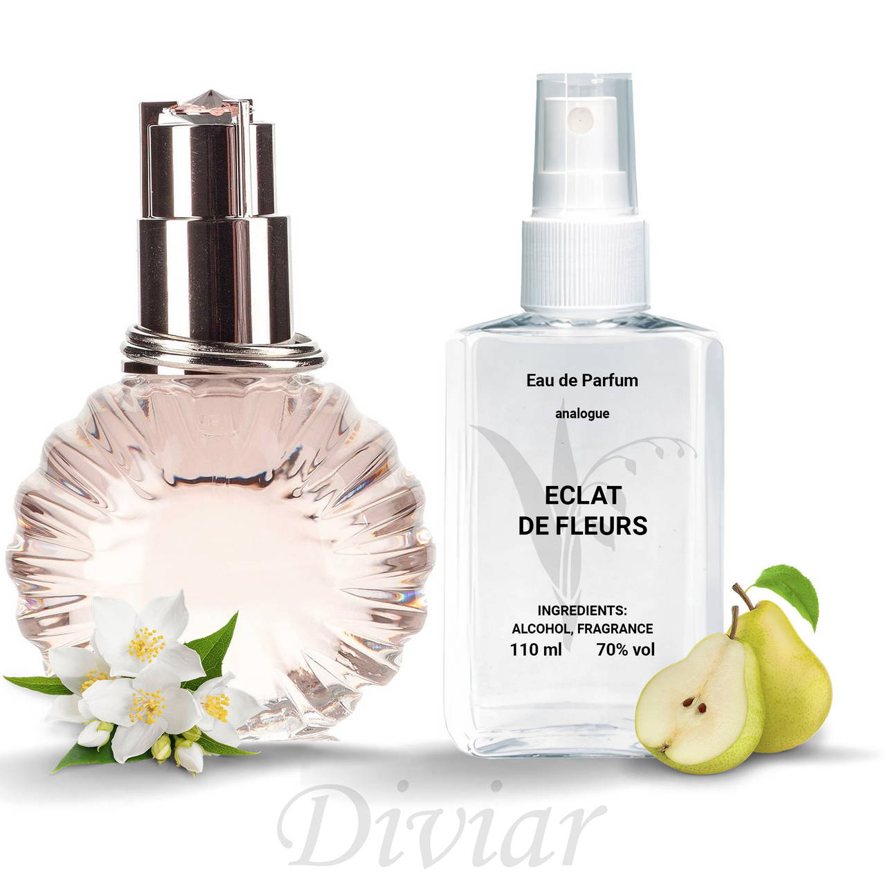 Парфумована вода Еклат де Флер, наливні французькі парфуми, жіночі парфуми, парфуми 110 мл