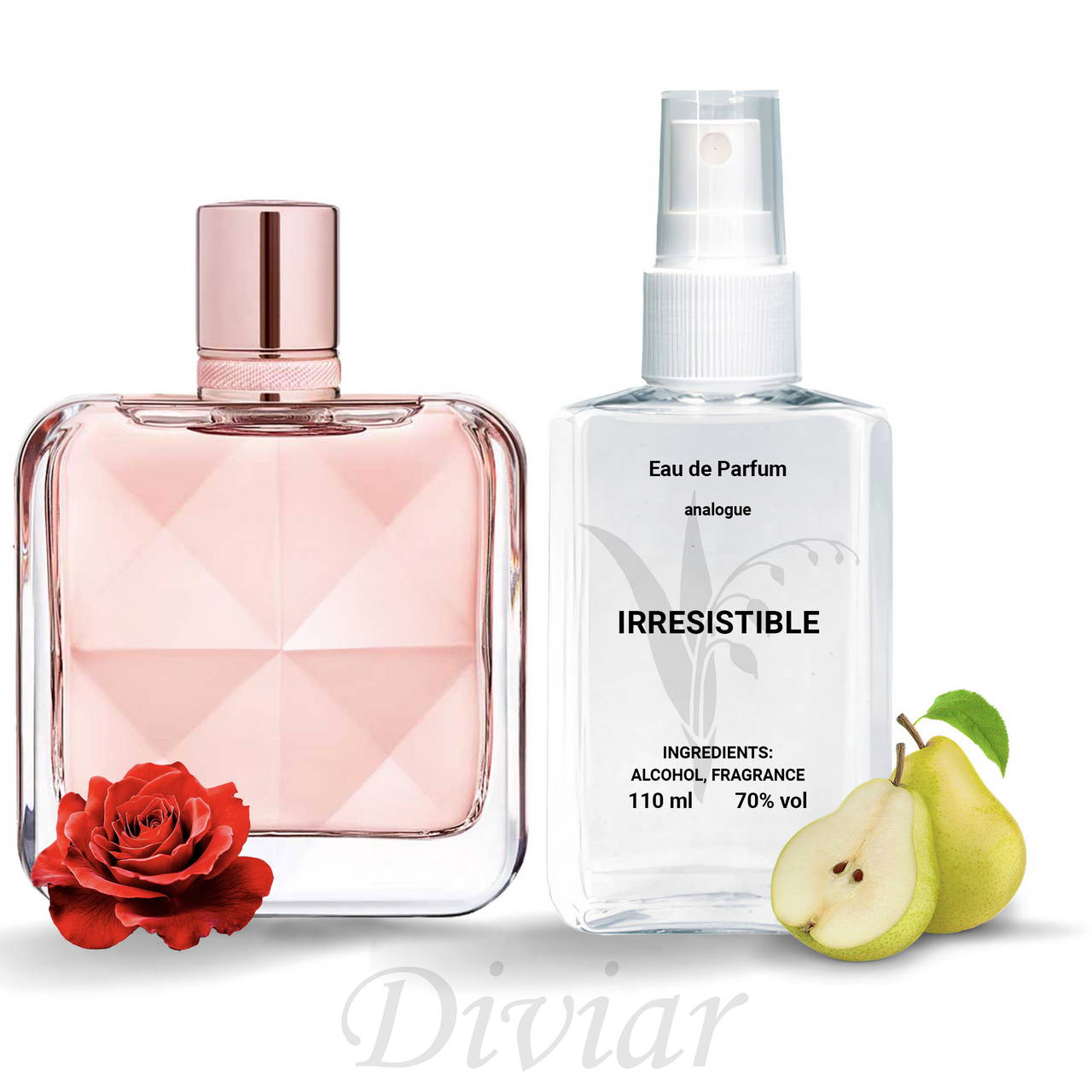 Парфумована вода Irresistible, наливні французькі парфуми, жіночі парфуми, парфуми 110 мл