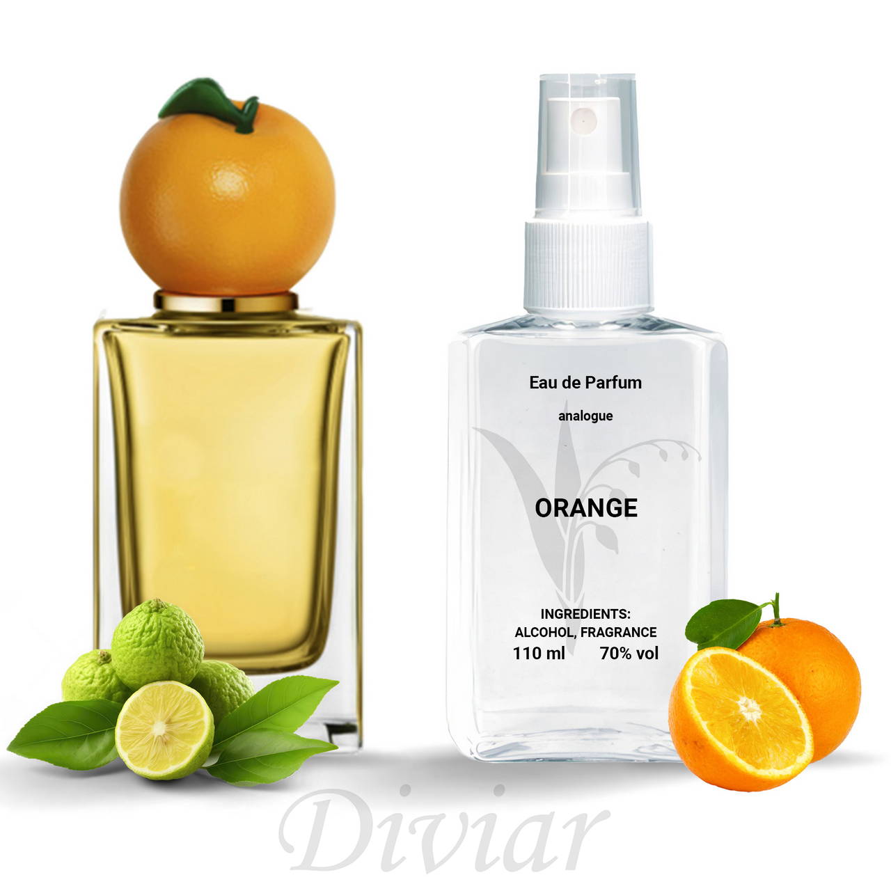 Аромат схожий на Дольче Габбана фрут колекшн оранж, наливні, французькі парфуми, Унісекс, парфумована вода