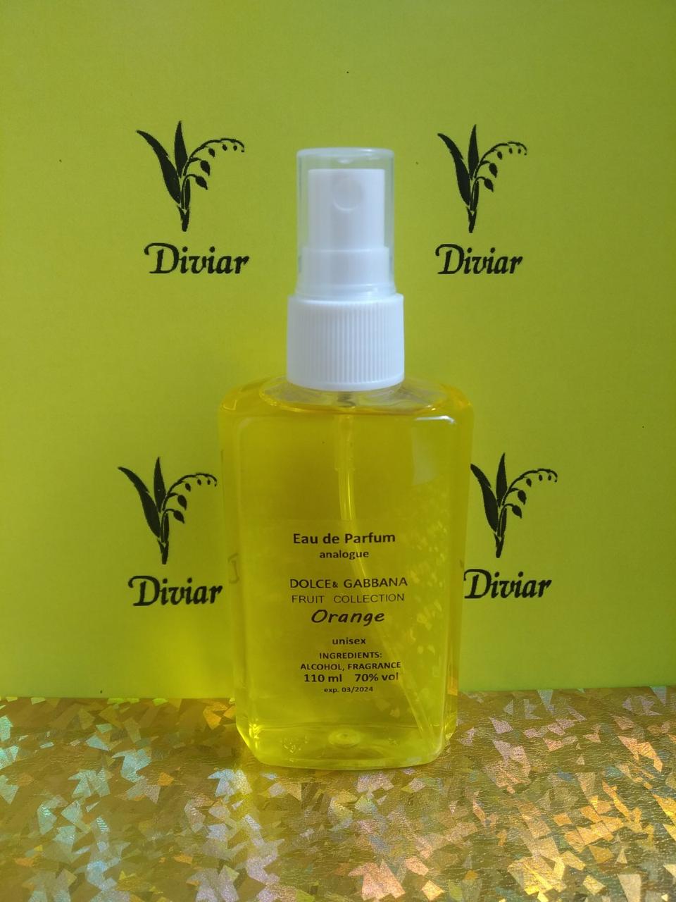 Аромат схожий на Дольче Габбана фрут колекшн оранж, наливні, французькі парфуми, Унісекс, парфумована вода